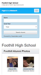 Mobile Screenshot of foothillhighschool.net